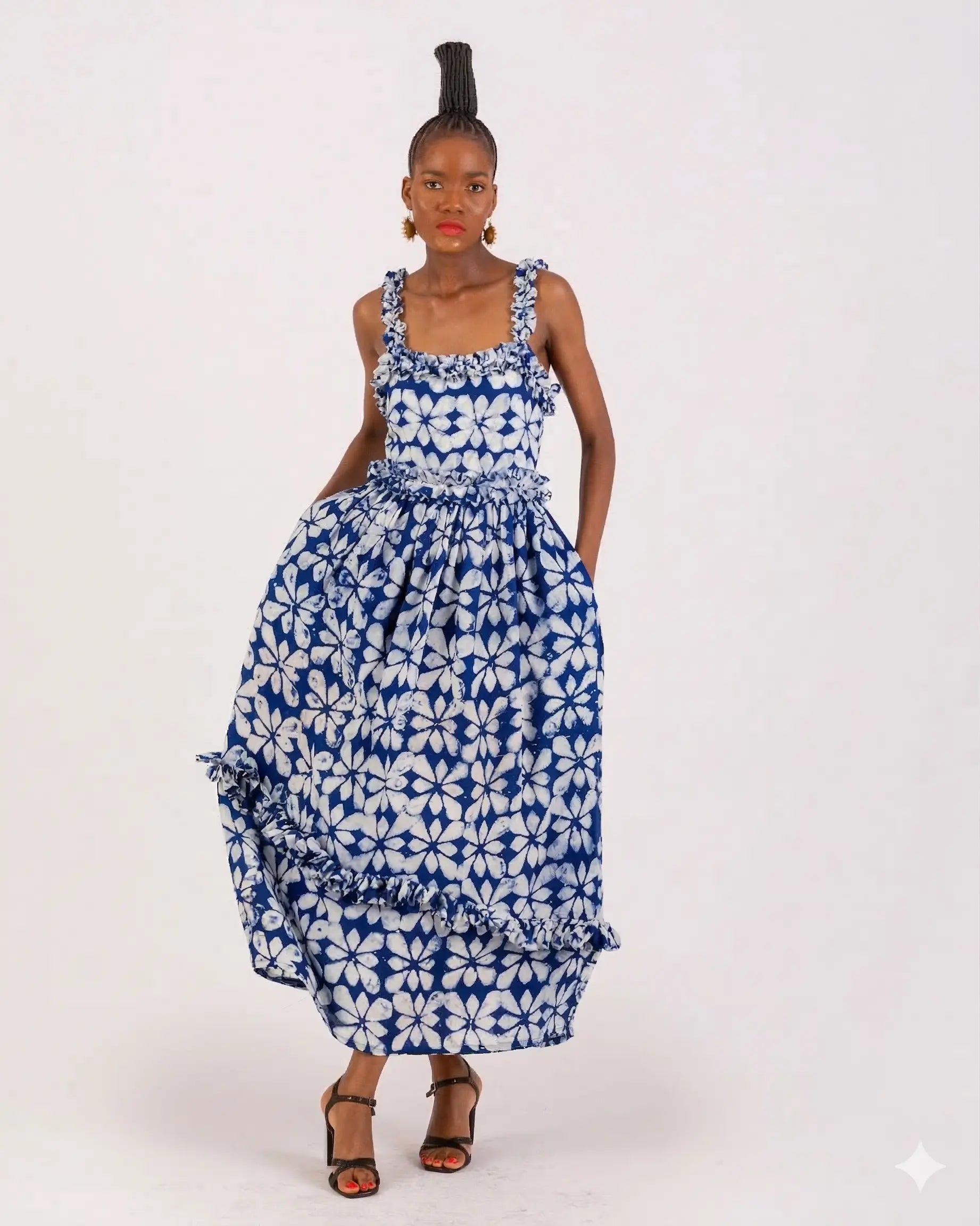 accessories for electric blue dress Aje Dress (Blue)